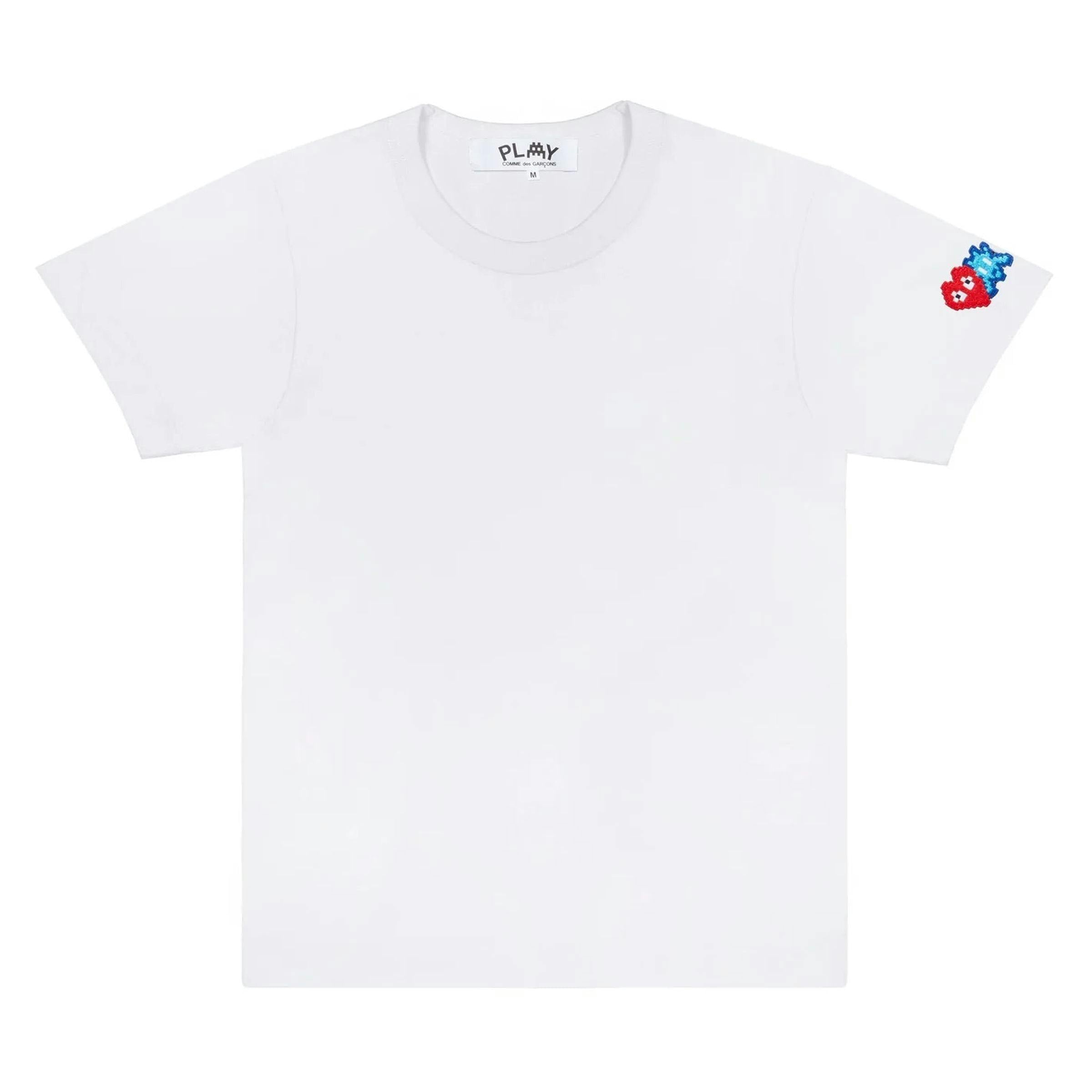 White Invader Sleeve Mascot T-Shirt