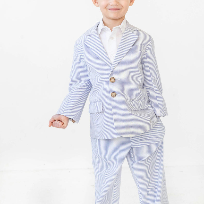 Seersucker Blazer