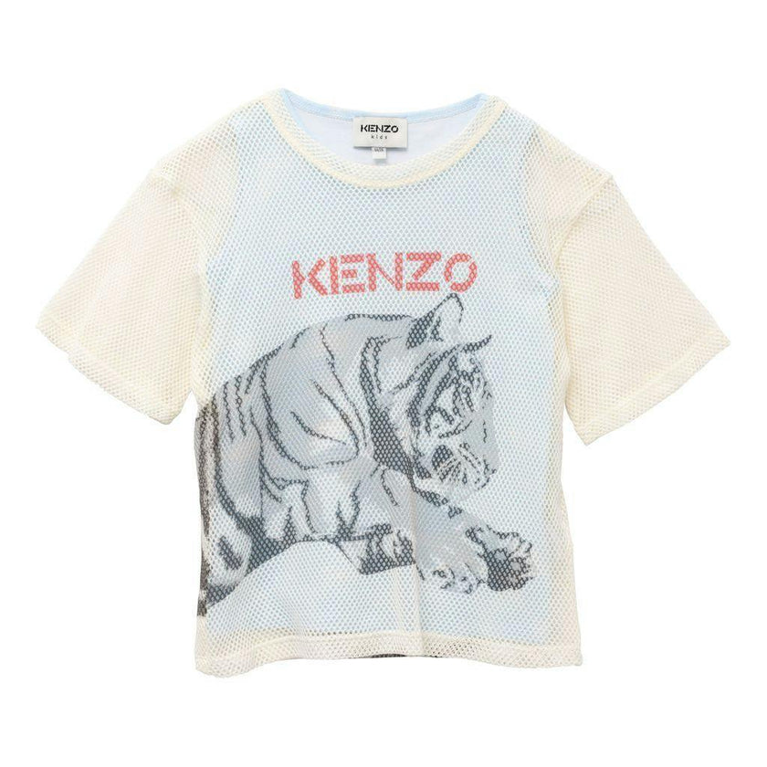 Off White Tiger Print T-Shirt