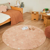 Round Washable Round Dot Rug