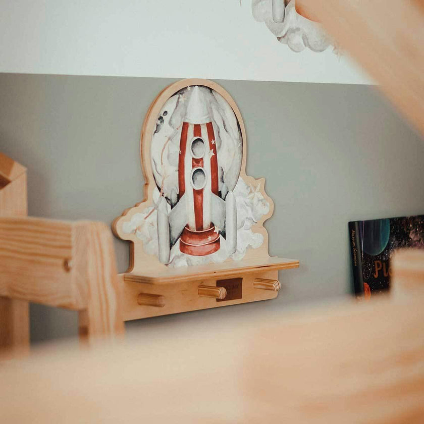 Rocketship Mini Shelf