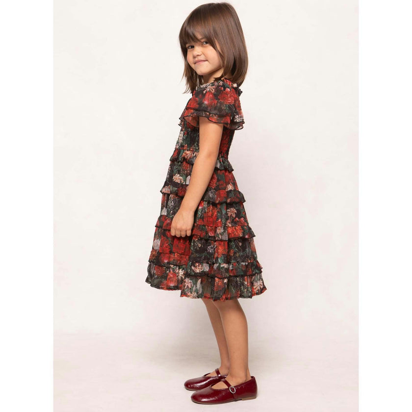 Mini Winnie Dress in Midnight Roses