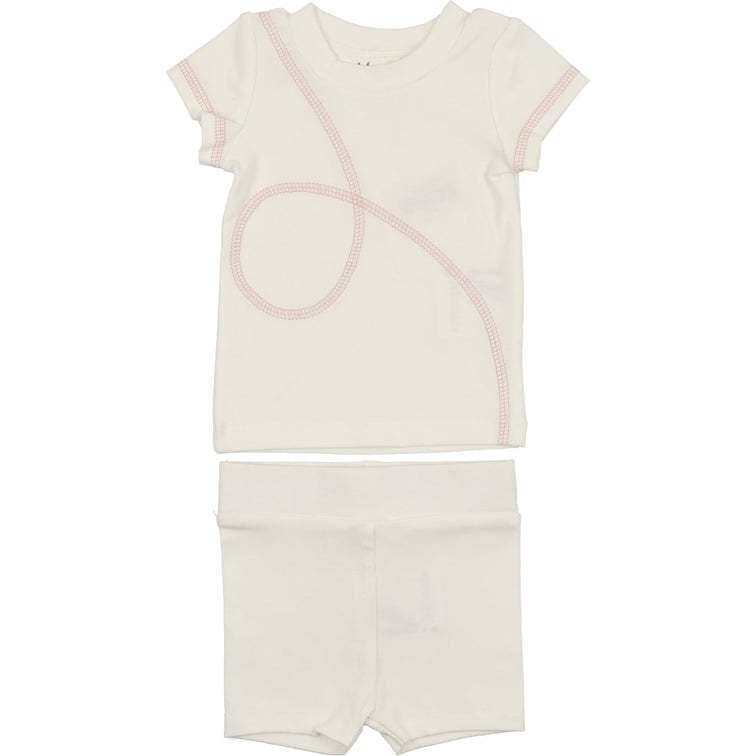 Spiral Stitch Short Set