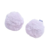 Fluffy Pom-Pom Hair Clip Set