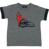Race Car Heather Grey Tee - Unisex for Boys and Girls