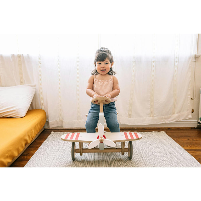Wood Airplane Rocker & Ride-On