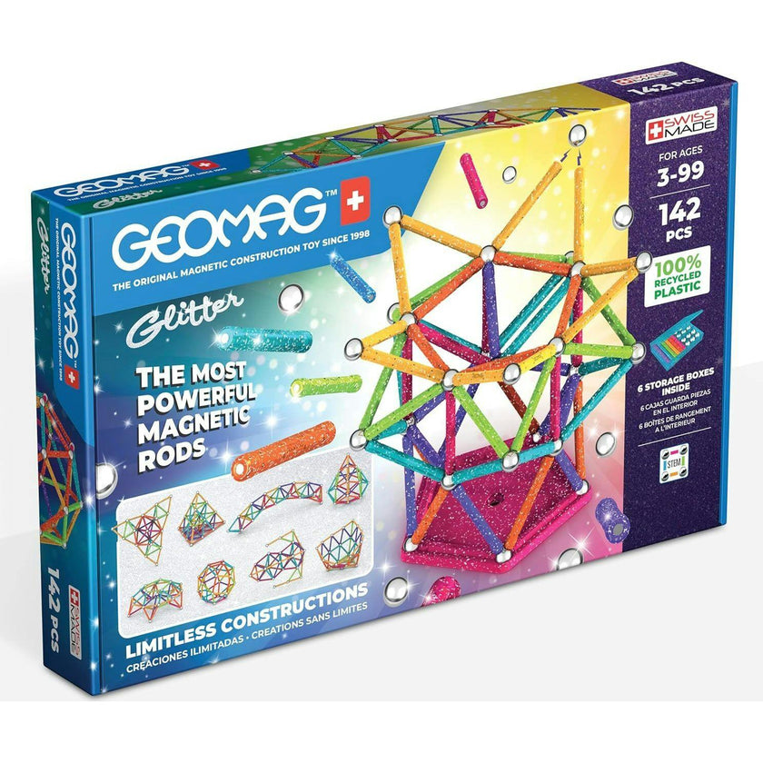 Geomag™ Glitter 142-Piece Special Edition Building Playset - 3+ Y