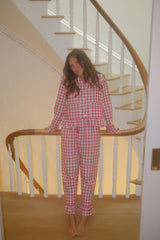 The Marnie Pajama Set - Peppermint Tartan