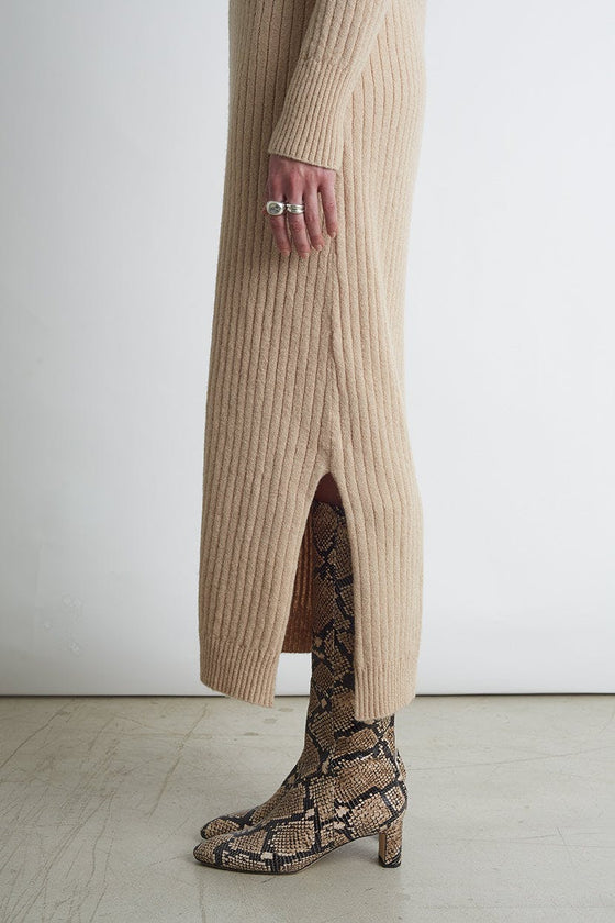 EDEN DRESS | PALE CAMEL