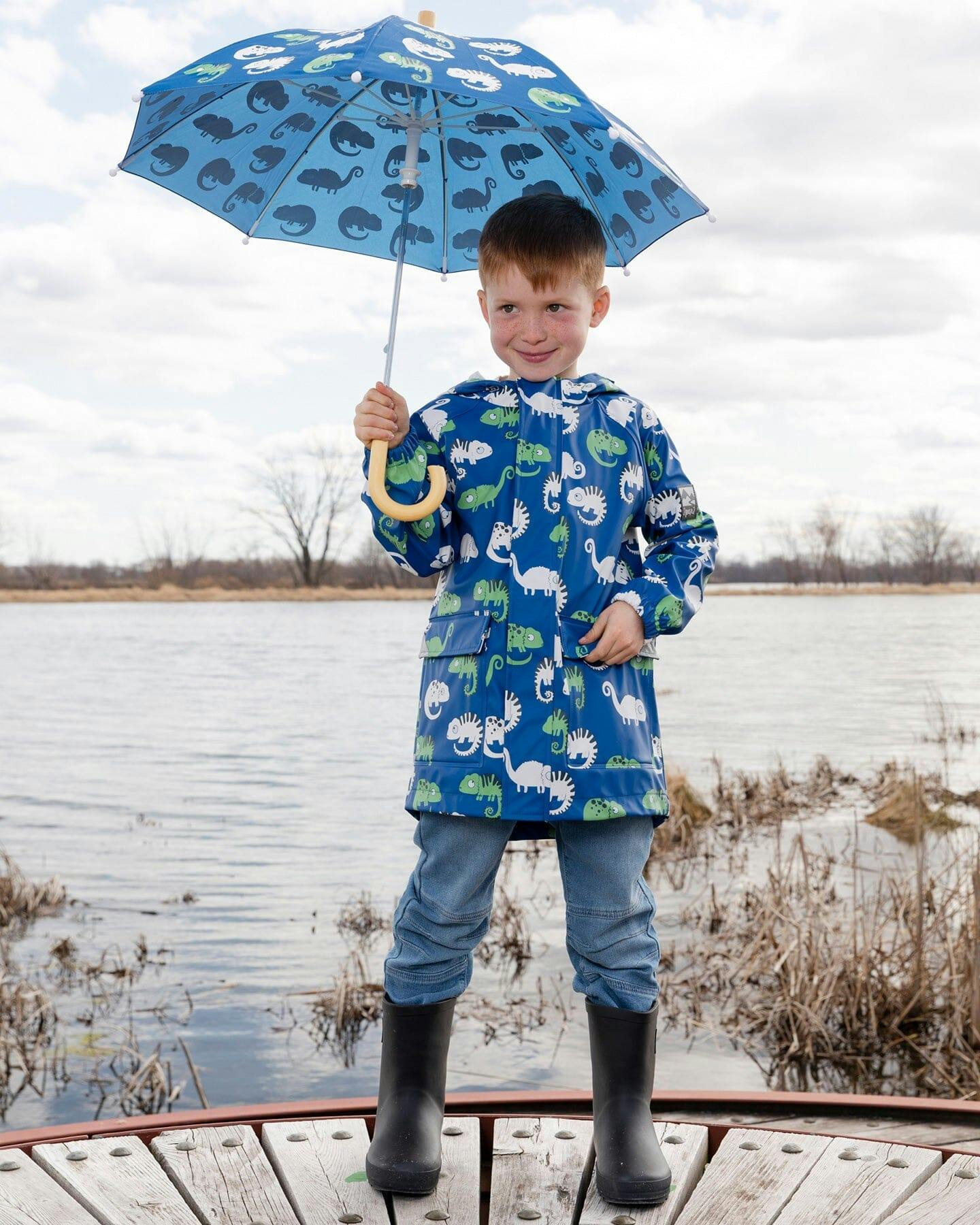 Rain Jacket In Polyurethane