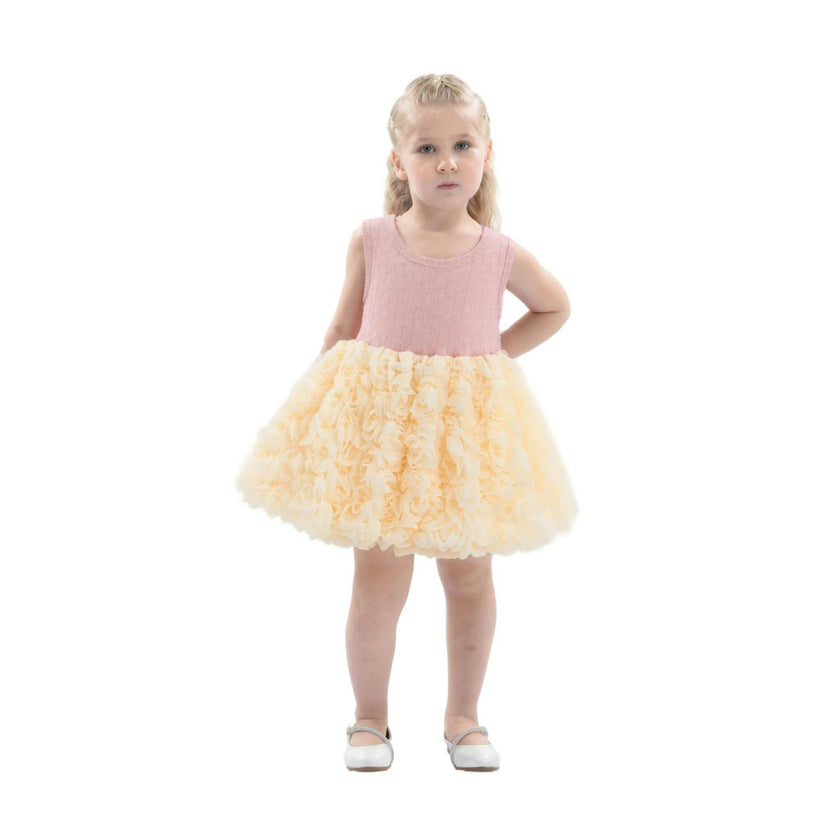 Pink Rose Rabbit Cardigan Dress