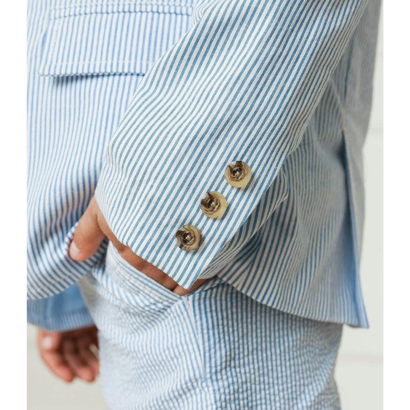 Organic Classic Seersucker Suit Jacket