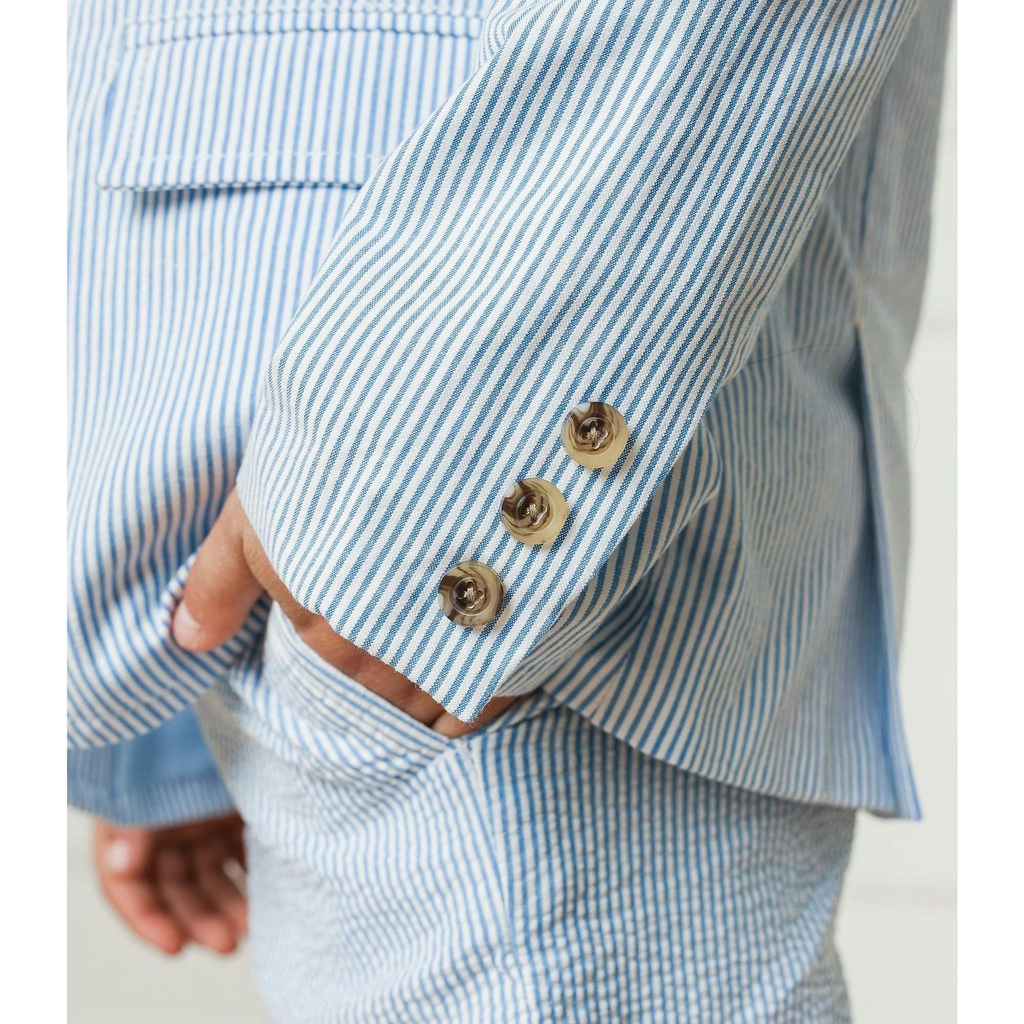 Organic Classic Seersucker Suit Jacket