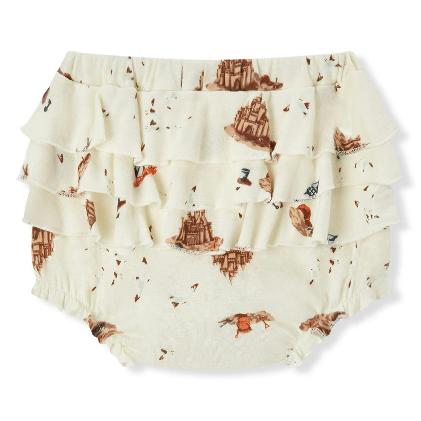 Sandcastle Organic Cotton Ruffle Bloomer