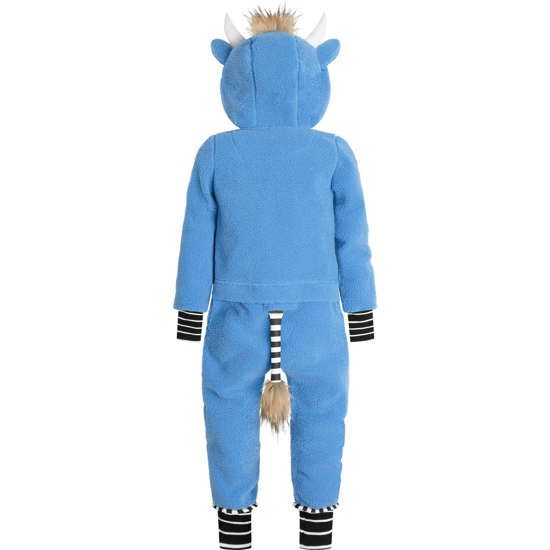 Wild Thing Fleece Jumpsuit, Blue