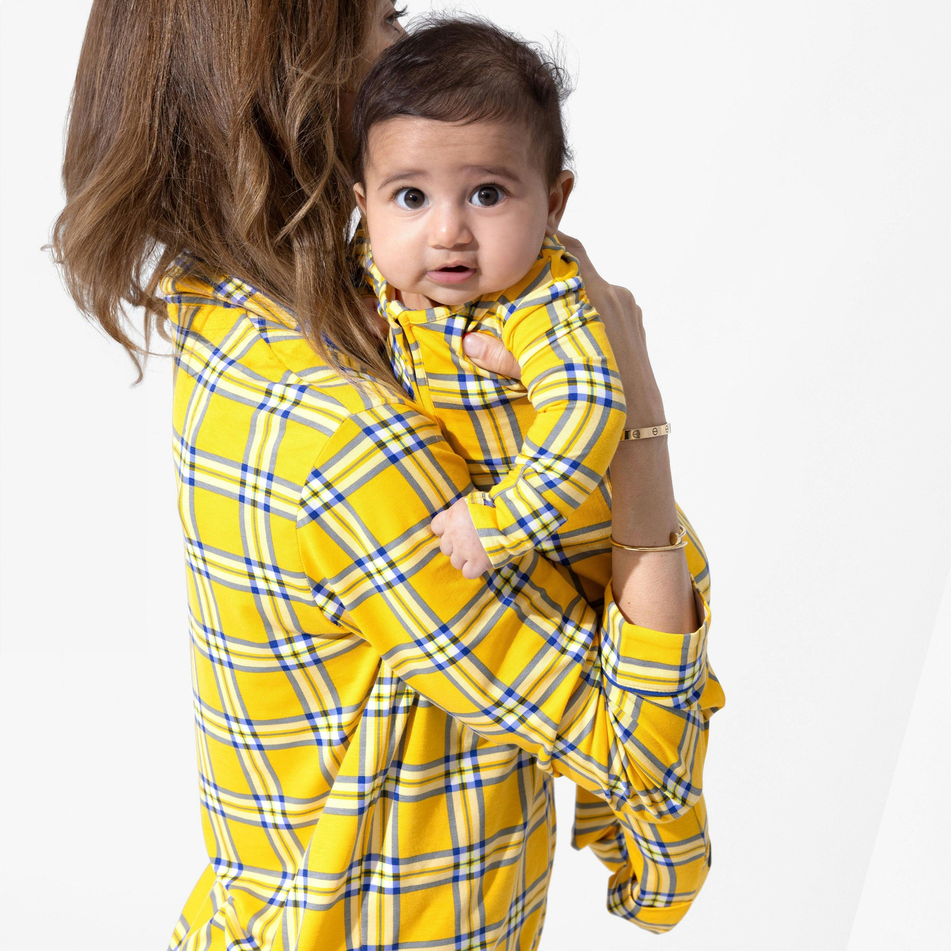 Clueless Total Betty Plaid Bamboo Convertible Footie