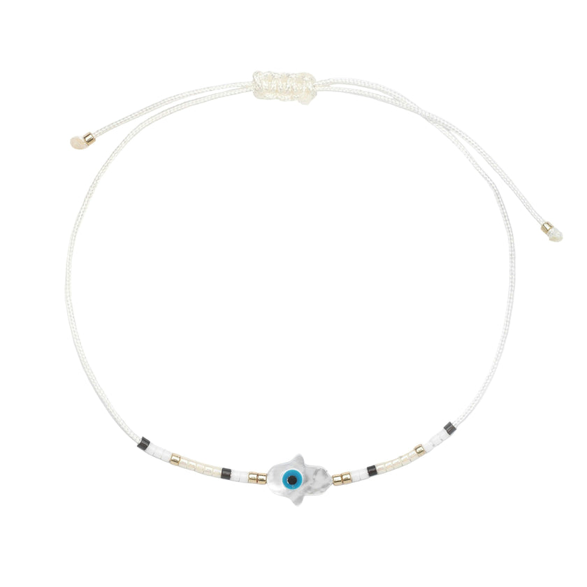 Hand of Fatima Beaded Bracelet