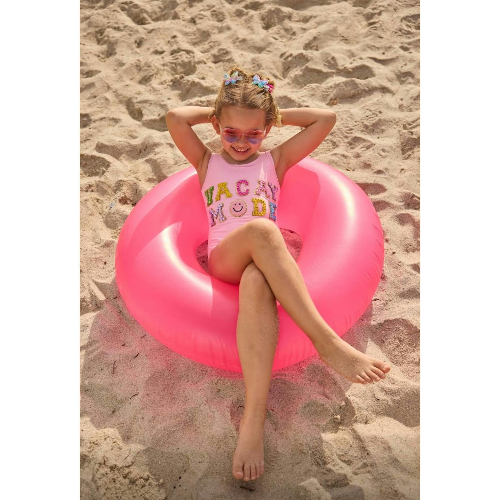 Pink Crystal VACAY MODE Swimsuit