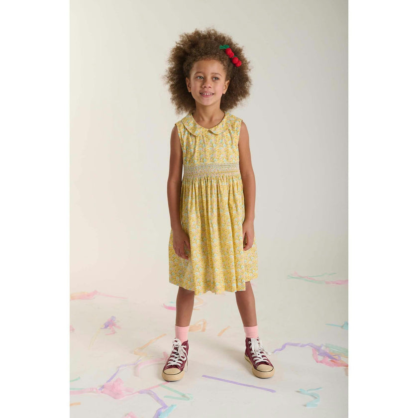 Hand-Smocked Girls Dress - Fernanda