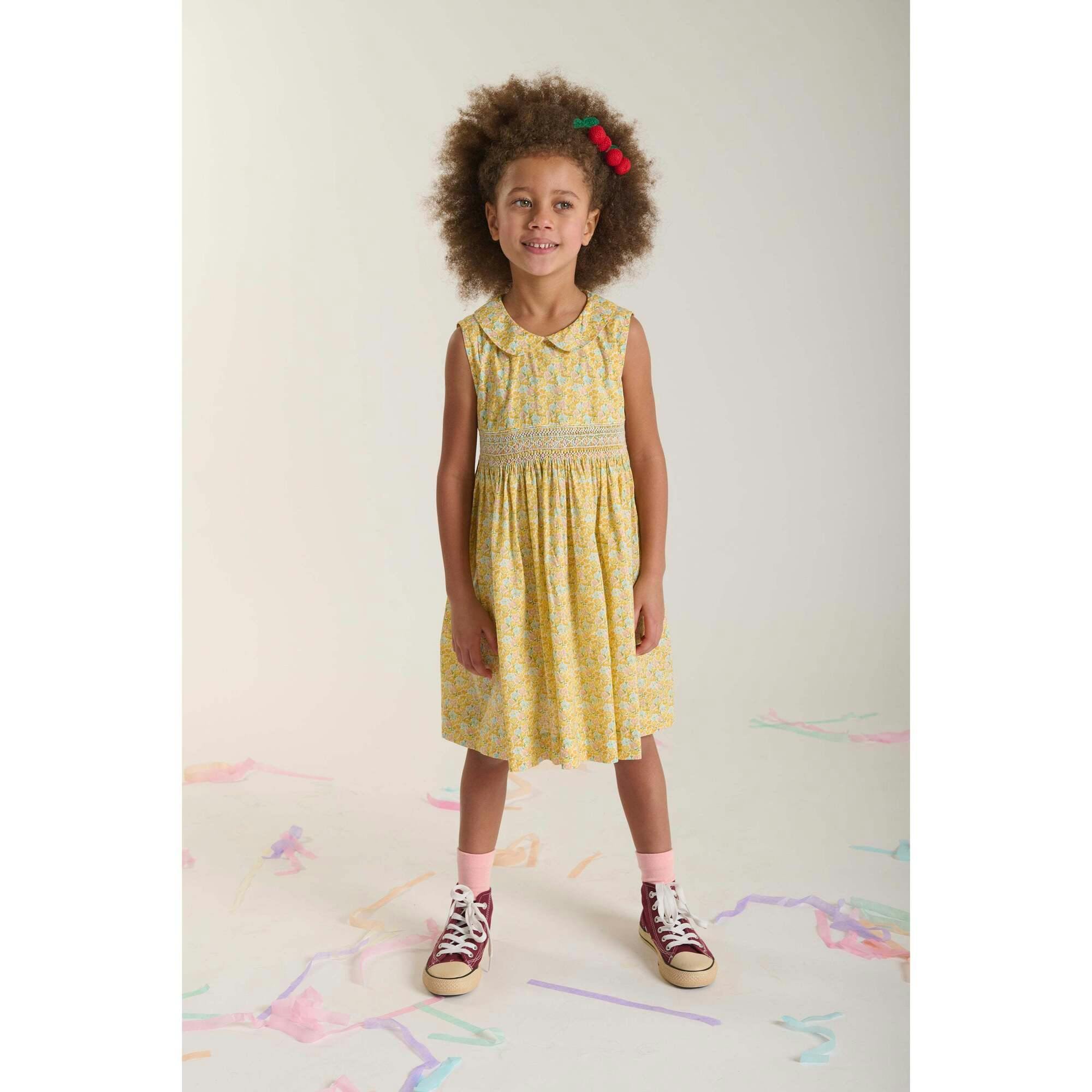 Hand-Smocked Girls Dress - Fernanda