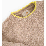 Boxy Piped Sweater