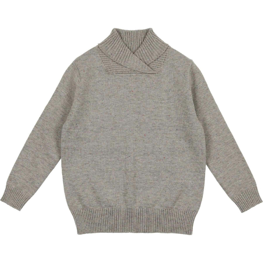 Shawl Collar Relaxed Fit Sweater