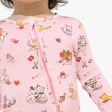 Love Kittens Bamboo Convertible Footie