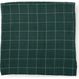 Cotton Muslin Swaddle Blanket - Evergreen Plaid