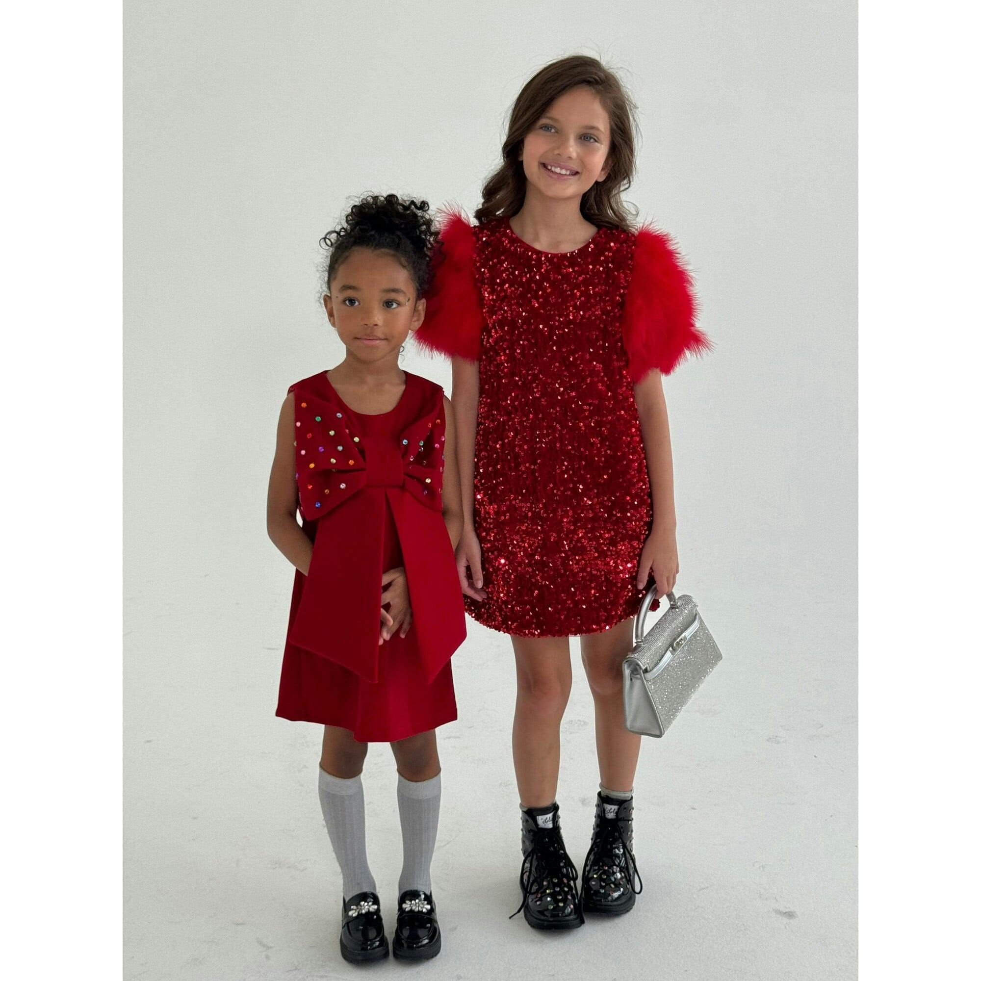 Ruby Feather Dress