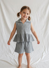Florence Shorts and Top Set Powder Blue