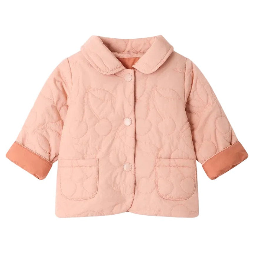 BONPOINT Juno Reversible Baby Jacket - Rose The