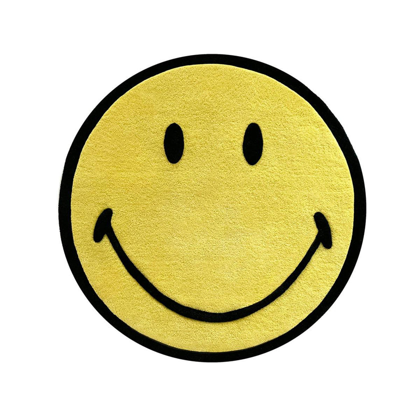 Round Smiley Rug