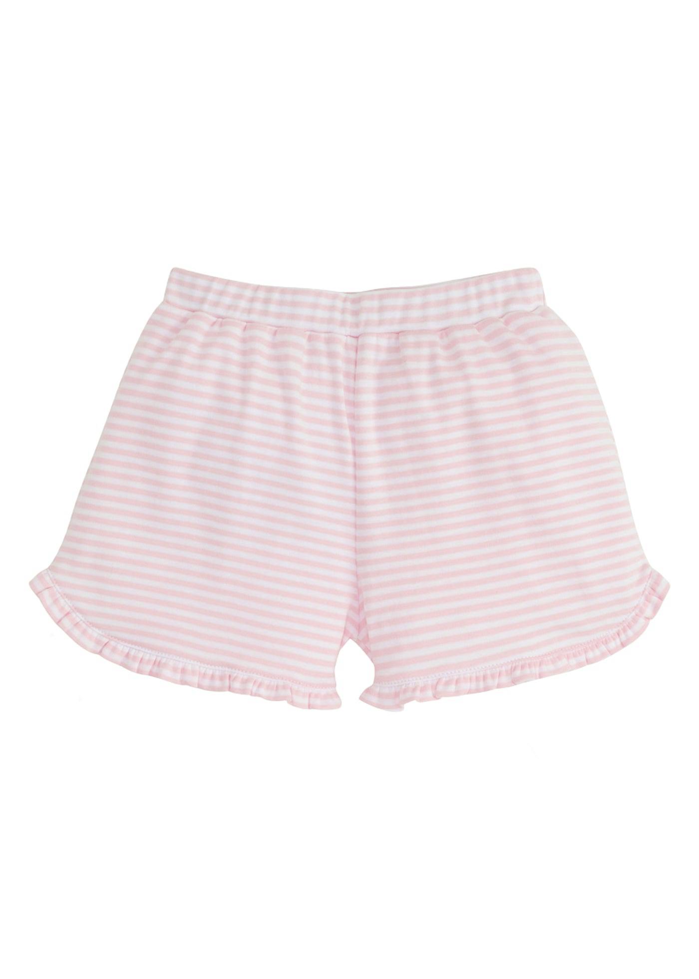 Tulip Knit Short - Light Pink Stripe