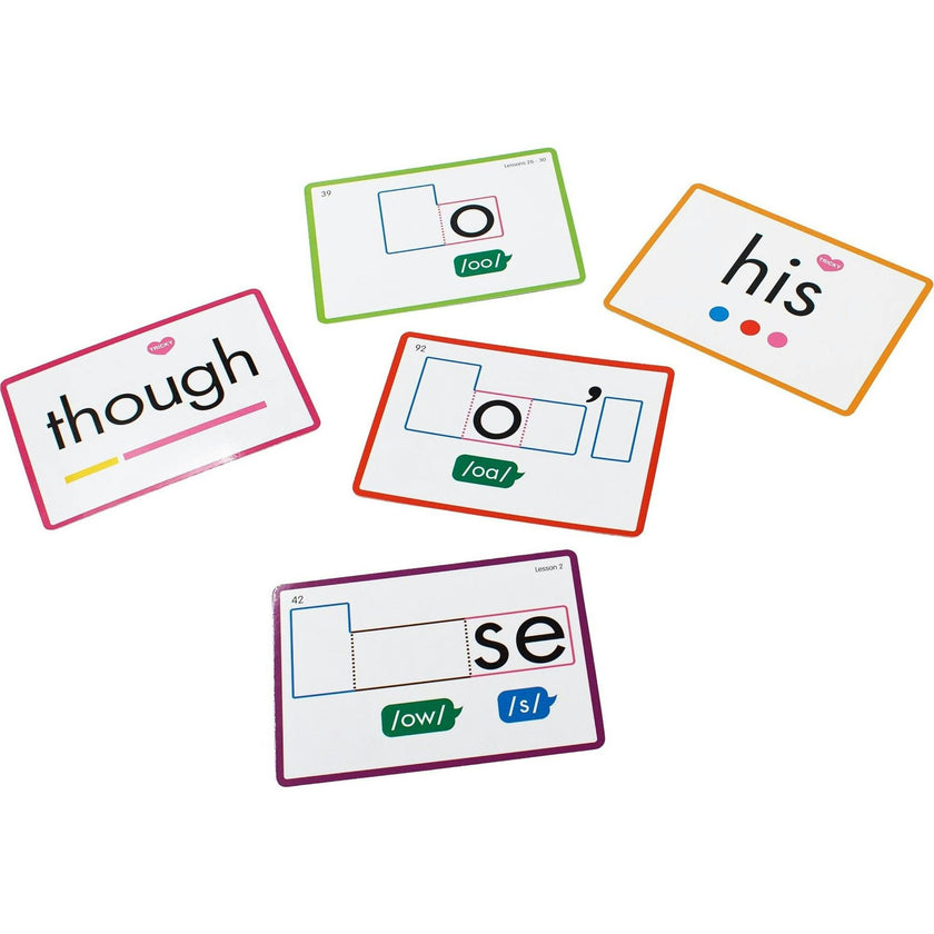 Rainbow Phonics - Heart Words - 93 Word Cards
