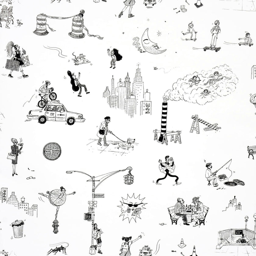 Joana Avilez's Street Scenes Peel & Stick Wallpaper