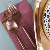 Mauve-Elous Rose Gold Foil Guest Napkins