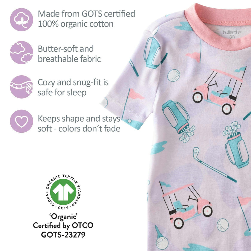 SHADE Snug-fit 2-Piece Toddler Pajamas for Boys & Girls