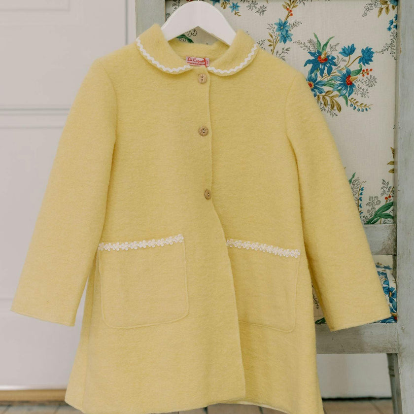 Lemon Henrietta Girl Coat