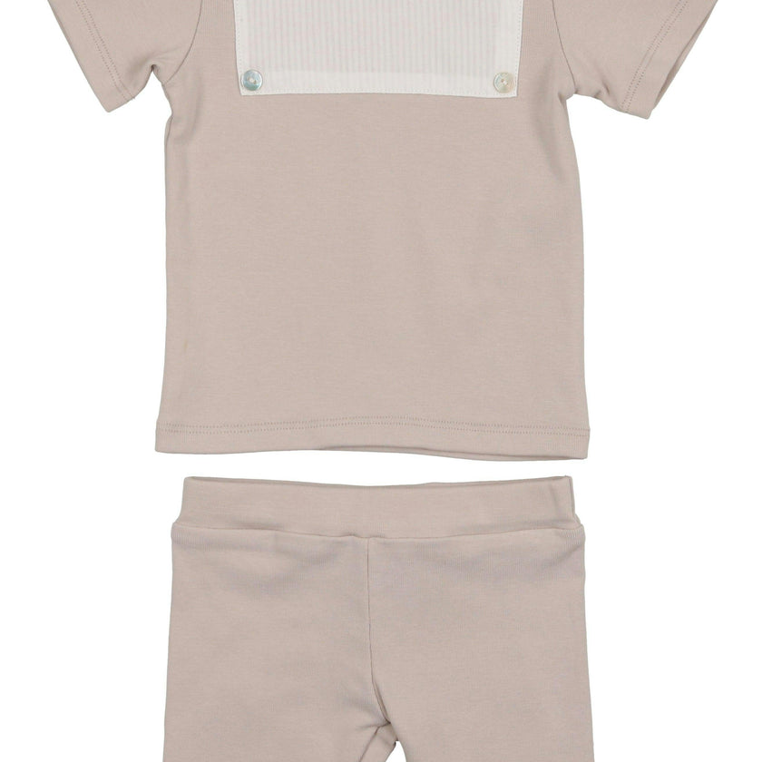 Poplin Bib Top & Short Set