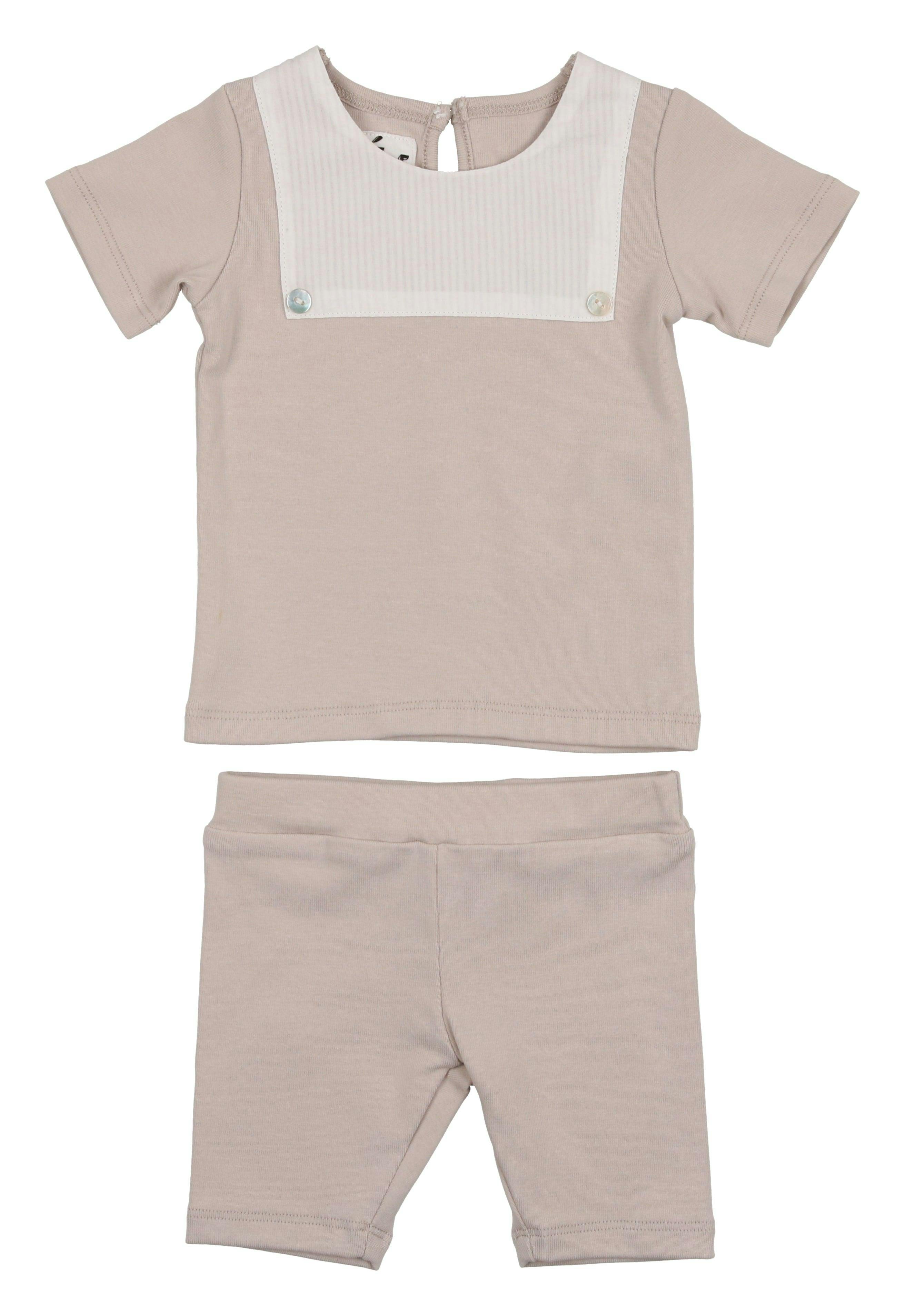 Poplin Bib Top & Short Set