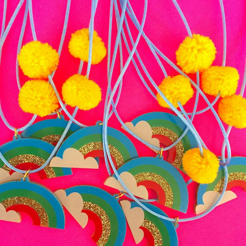 RAINBOWS ARE AWESOME NECKLACE