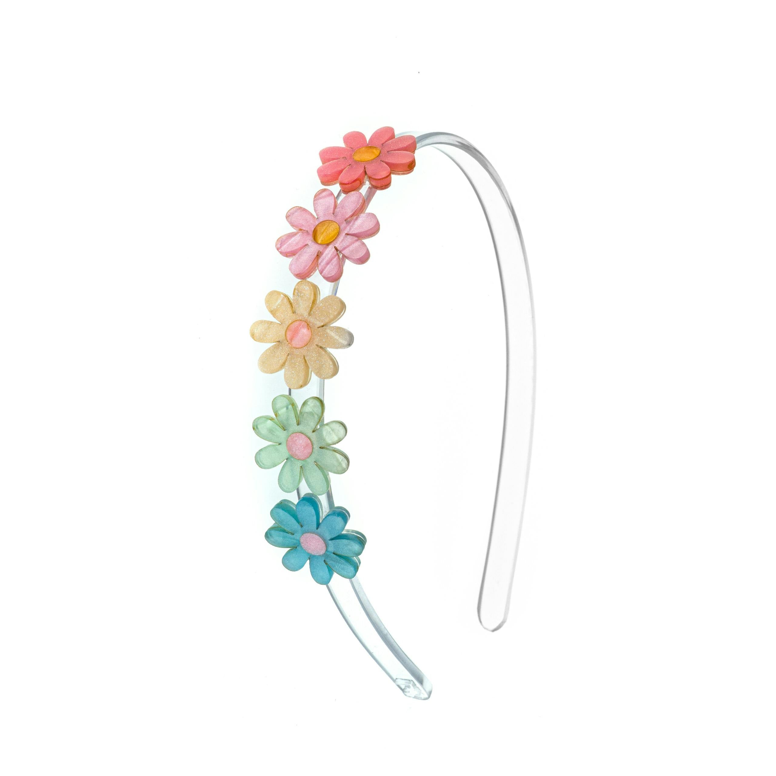SPR - Daisies Pastel Shimmer Headband