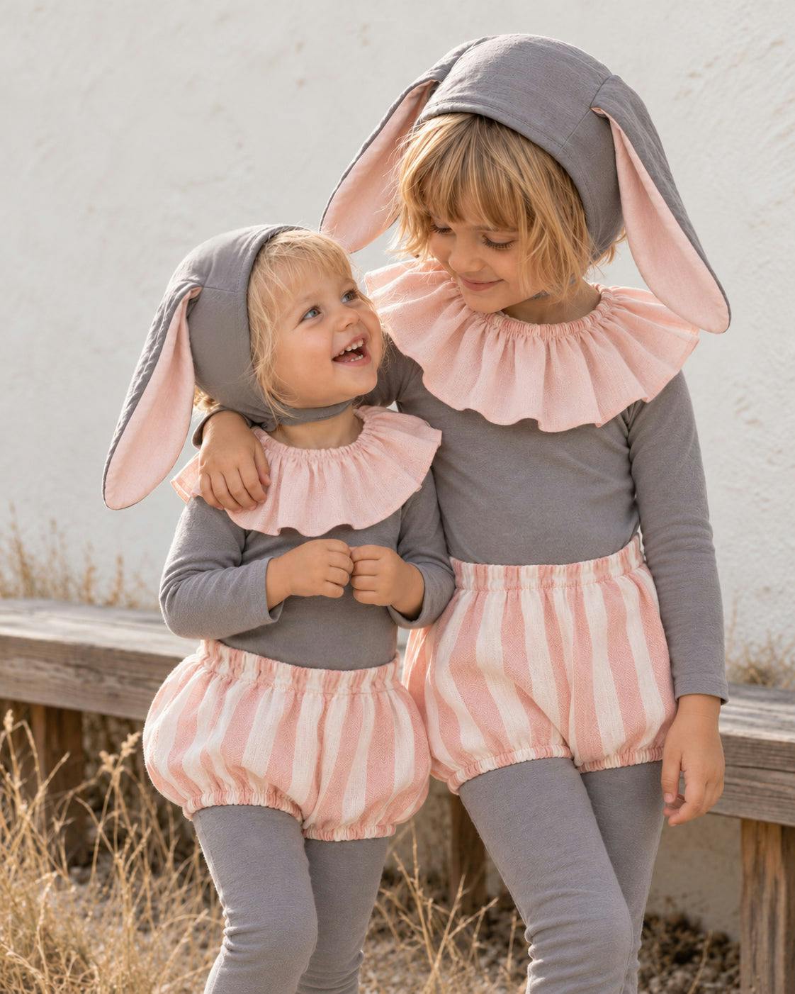 Grey Circus Bunny Costume
