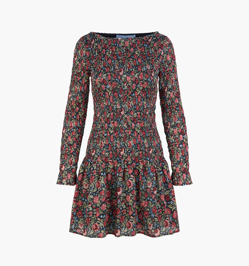 The Dalia Mini Nap Dress -  Jacobean Sprig