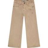 Flower Applique Wide Leg Pants