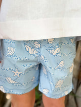 Shirley Swim Shorts in Blue Shell