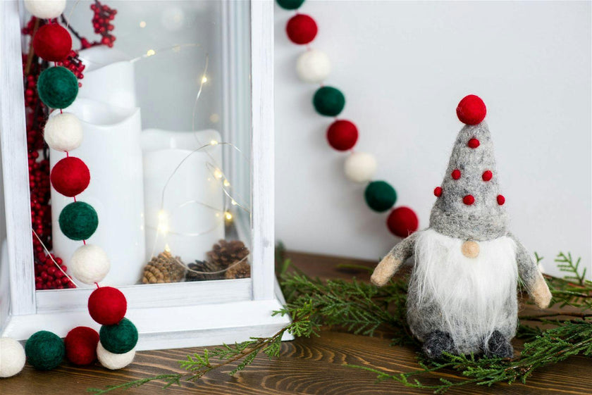 Christmas Ball Felt Garland