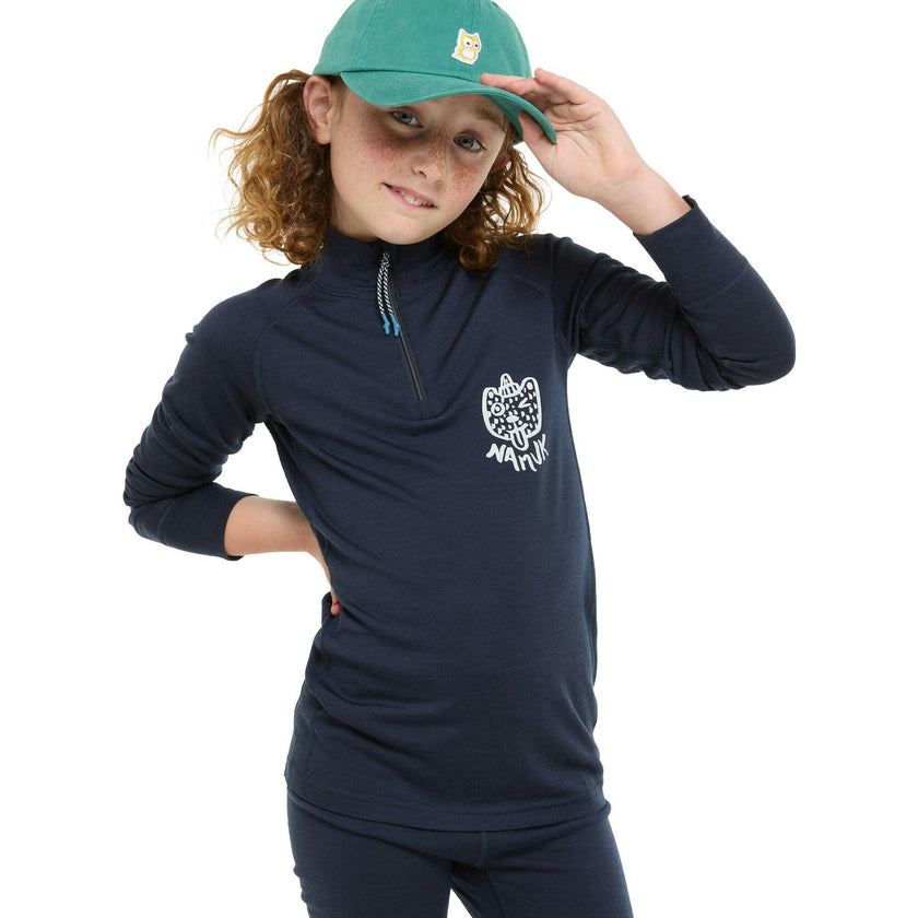Honu Merino half-zip longsleeve "Rascal"