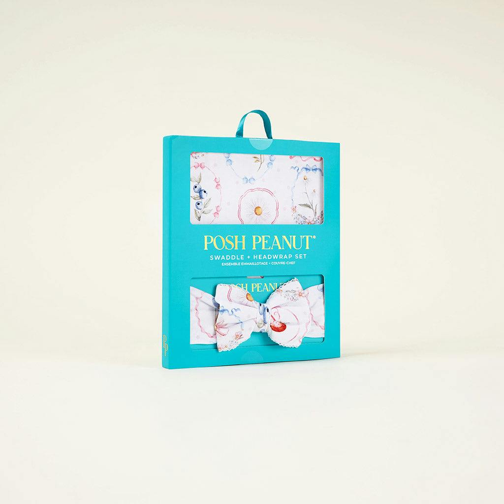 Caroline Picot Swaddle Headband Set