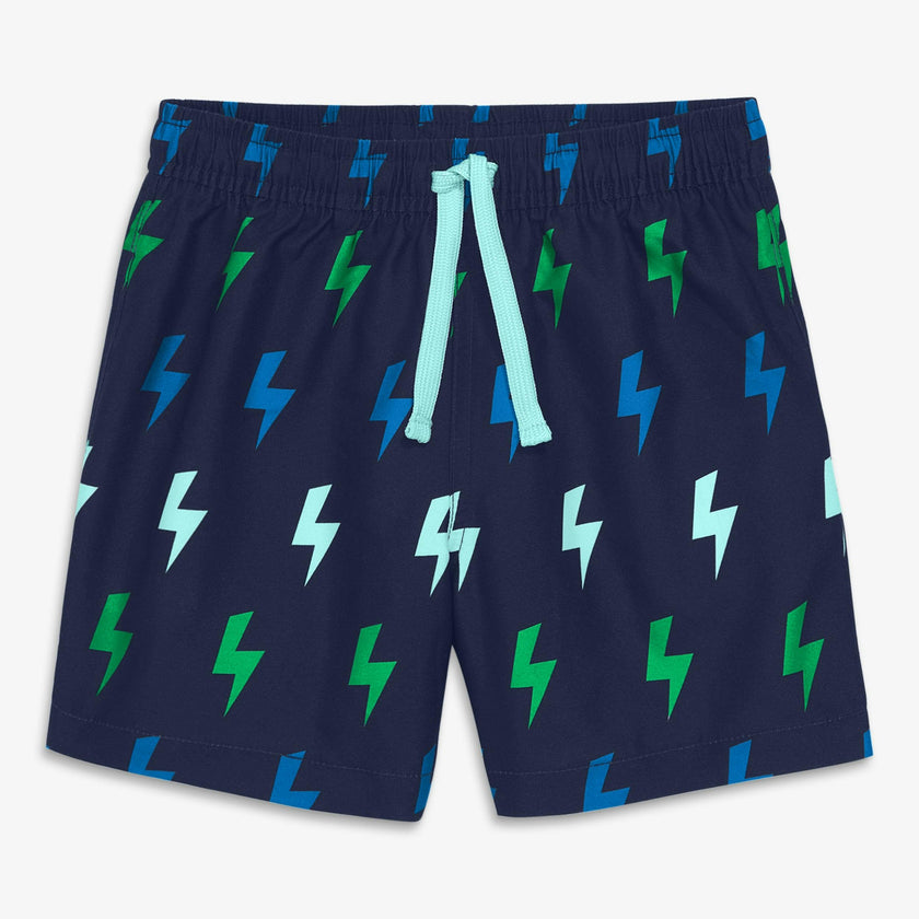 Kids swim trunk in mini bolts
